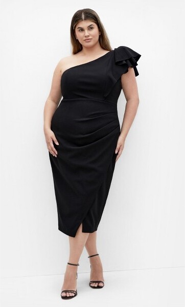 City Chic CITYCHIC|Women'sPlusSizeMilaniDress-black-16W