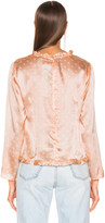 Thumbnail for your product : Rixo Monica Top in Peach | FWRD