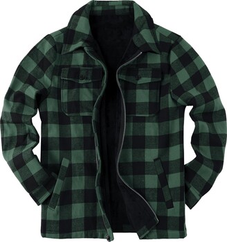 flannel sherpa jacket