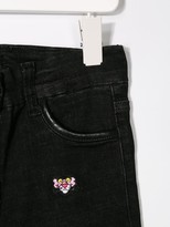 Thumbnail for your product : MonnaLisa Pink Panther embroidered jeans