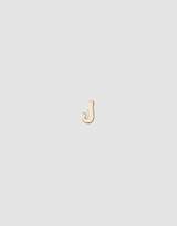 Thumbnail for your product : Loren Stewart Single Alphabet Stud Earring in J
