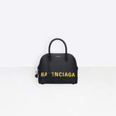 Thumbnail for your product : Balenciaga Small printed hand drawn logo calfskin bag