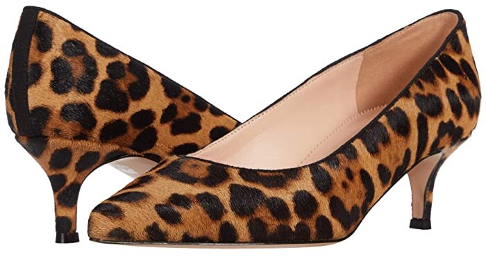 kitten heel leopard shoes