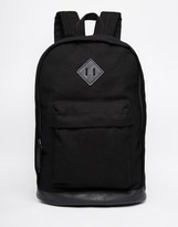 Thumbnail for your product : ASOS College Backpack In Black Canvas