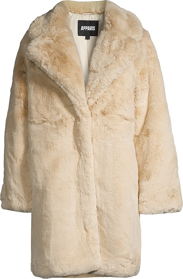 joules stella faux fur coat