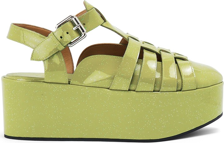 Green Platform Wedge | Shop The Largest Collection | ShopStyle