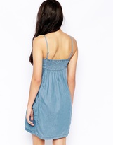 Thumbnail for your product : Esprit Chambray Shirred Bust Dress