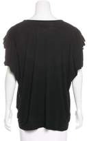 Thumbnail for your product : Preen by Thornton Bregazzi Oversize Ruffle-Trimmed Top