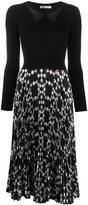Thumbnail for your product : Ports 1961 Long Sleeve Pleated Dress