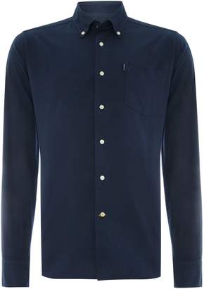 Barbour Men's Plain Long Sleeve Collar Shirt Tailored Fit