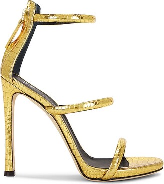 Giuseppe Zanotti Gold Heels | ShopStyle