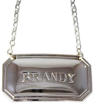 Corbell Silver Company Inc. Brandy" Decanter Label - Silver