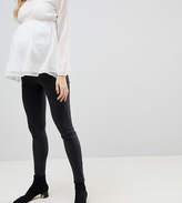 Thumbnail for your product : Mama Licious Mama.licious Mamalicious Over The Bump Slim Jeans With Zip Detail