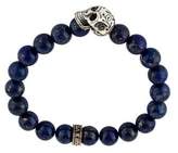 Thumbnail for your product : King Baby Studio Day of The Dead Lapis Bead Bracelet