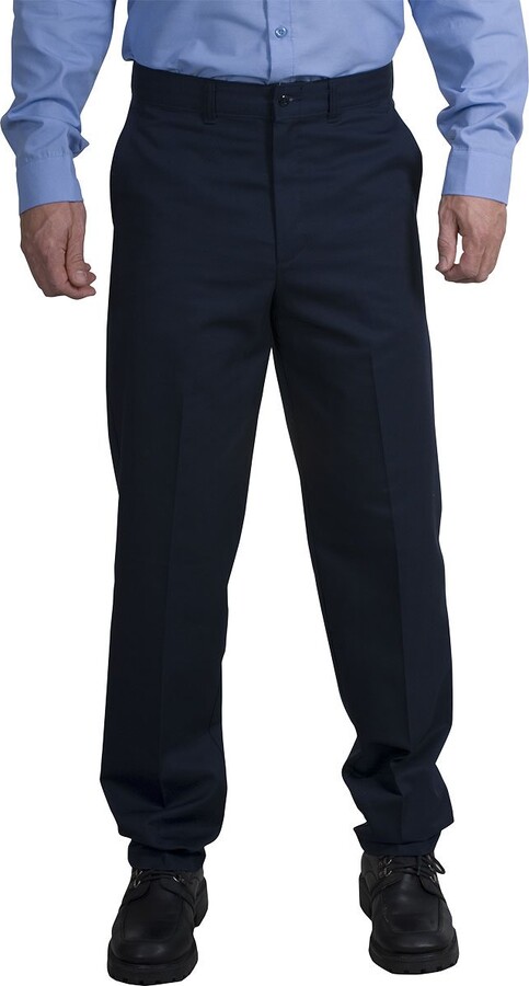 Red Kap Men's Stain Resistant Enhanced Visibility Flat Front Work Pants 