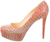 Thumbnail for your product : Christian Louboutin Python Bianca Pumps