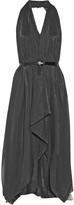 Thumbnail for your product : Donna Karan Silk-blend organza halterneck dress