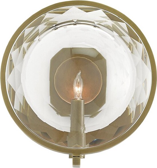 Currey & Company MarjieScope Wall Sconce in Clear