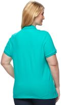 Thumbnail for your product : Croft & Barrow Plus Size Solid Polo