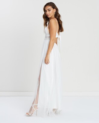 Miss Holly Women's White Maxi dresses - Athena Dress