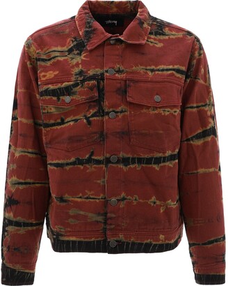 stussy rip dye jacket