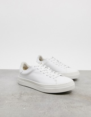 Selected premium sneakers with thick sole in white - ShopStyle