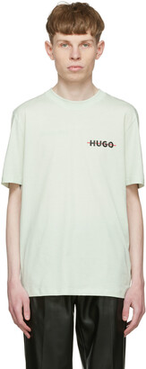 HUGO BOSS Green Cotton T-Shirt