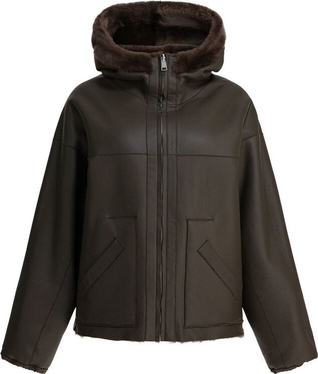 Blancha Hooded Faux Fur Jacket