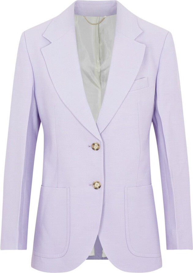 Victoria Beckham Lavander Patch Pocket Jacket