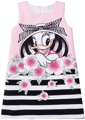Monnalisa Daisy Duck Print Dress
