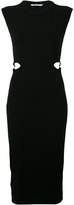 T By Alexander Wang cut-out fitted dress