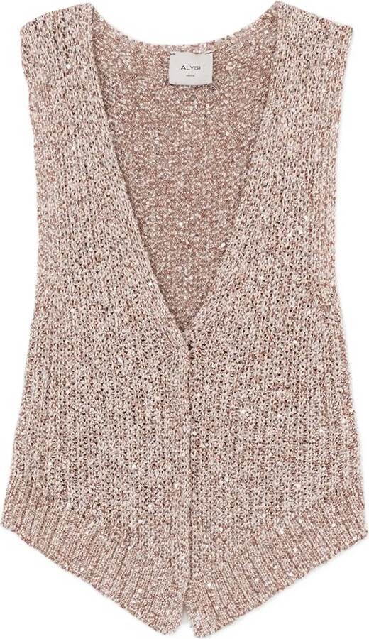 Alysi Sequin-Embellished Vest
