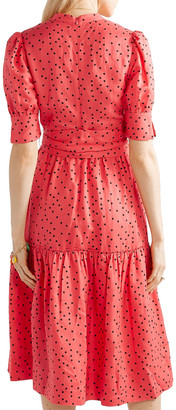 Rebecca Vallance Holliday Linen-Blend Dress