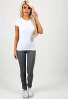 Thumbnail for your product : Pink Boutique Nocturnelle Grey Knitted Leggings