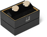 Thumbnail for your product : Dunhill Engraved Gold-Tone Cufflinks
