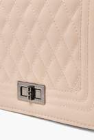 Thumbnail for your product : boohoo PU Quilted Cross Body Bag