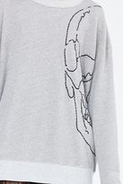 Thumbnail for your product : Truly Madly Deeply Embroidered Skull Sweatshirt