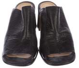 Thumbnail for your product : CNC Costume National Leather Slide Sandals