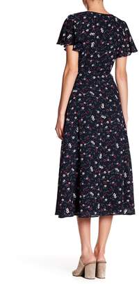 Lucca Couture Scarlett Floral Print Wrap Dress