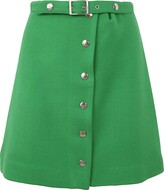 Mini Skirt With Buttons In Front 