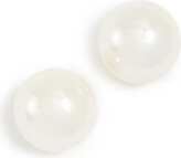Thumbnail for your product : Kenneth Jay Lane Large Glass Pearl Post Earrings
