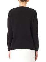 Thumbnail for your product : Moschino button intarsia-knit sweater