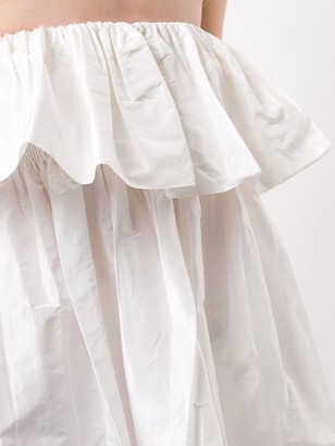 Leal Daccarett Perlas poplin mini dress