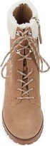 Thumbnail for your product : Kate Spade Rafferty Faux Shearling Trim Suede Ankle Boots