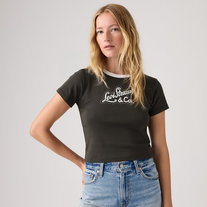 Levi's Graphic Essential Sporty Tee T-Shirt - Women's - Black