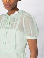 Thumbnail for your product : Self-Portrait Chiffon Pleated Mini Dress