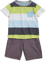 Thumbnail for your product : Splendid Infant's & Little Boy's Striped Slub-Jersey Tee & Shorts Set