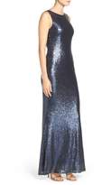 Thumbnail for your product : Lulus Sleeveless Sequin Drape Back Gown