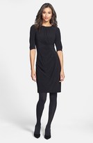 Thumbnail for your product : Adrianna Papell Pleated Matte Jersey Sheath Dress (Online Only)