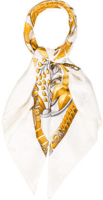 Hermes Princes du Soleil Levant Silk Jacquard Scarf